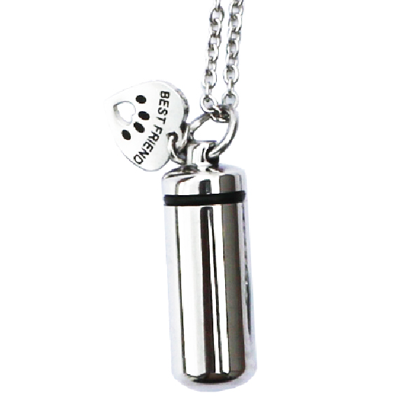 Relicario Cilíndrico Mejor Amigo