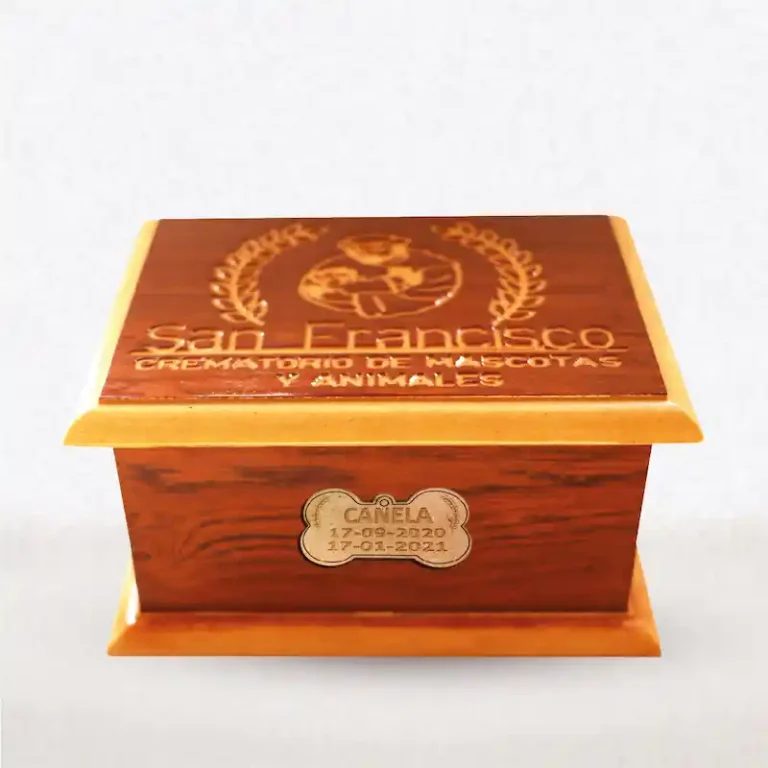 Urna Gold Crematorio de Mascotas Cremación Quito